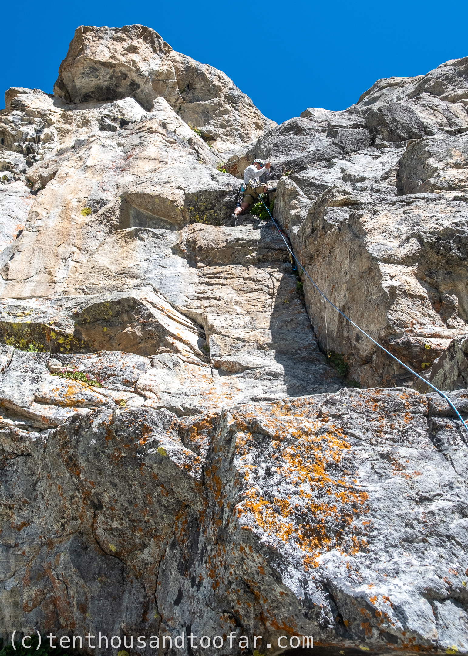 The Snake (5.10c, II) – Yosemite Peak – GTNP, WY (07.14.23) – Ten