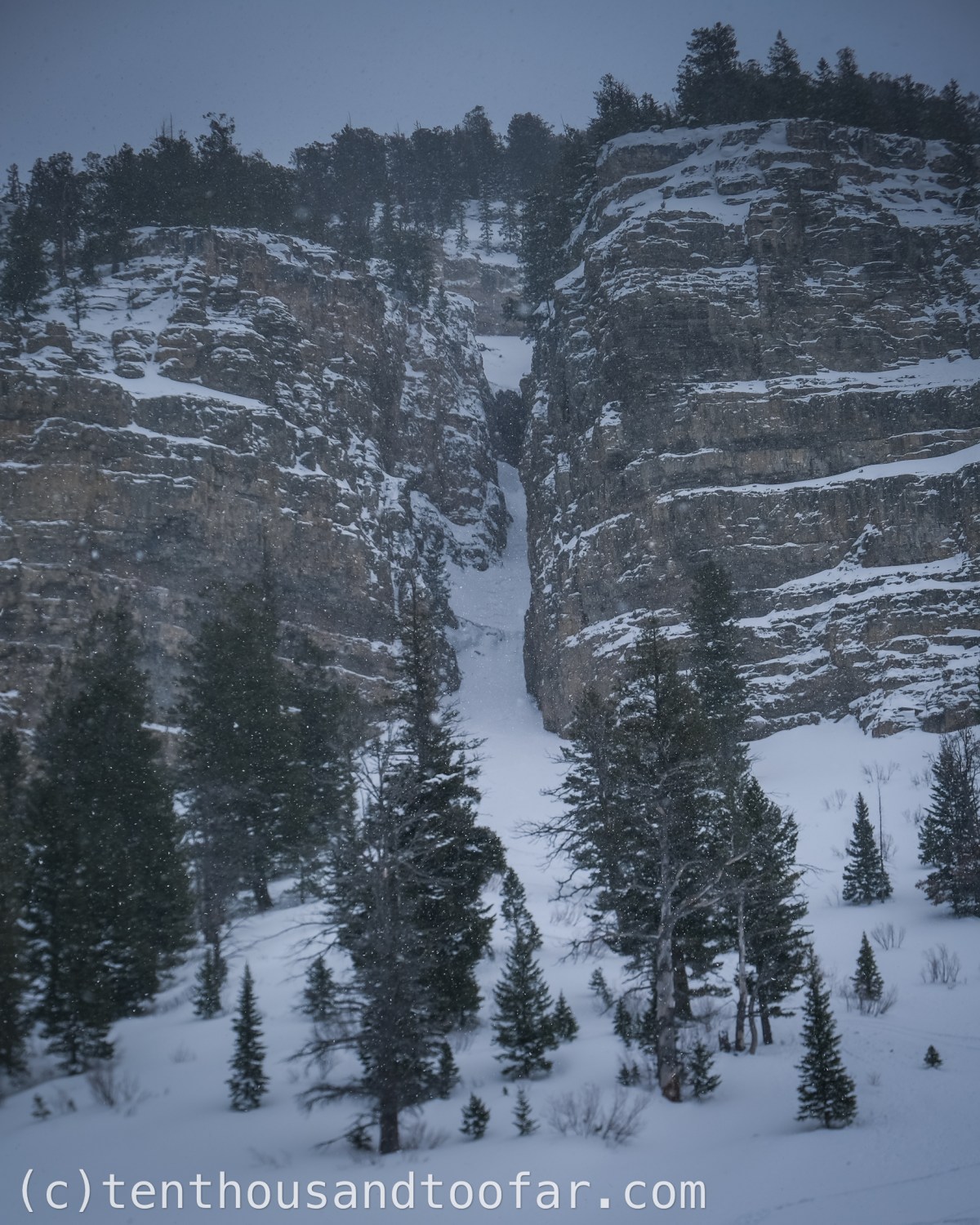 Totally Western – Painted Lady Couloir – Treasure Mountain – Teton Canyon, WY&nbsp;(02.29.24)