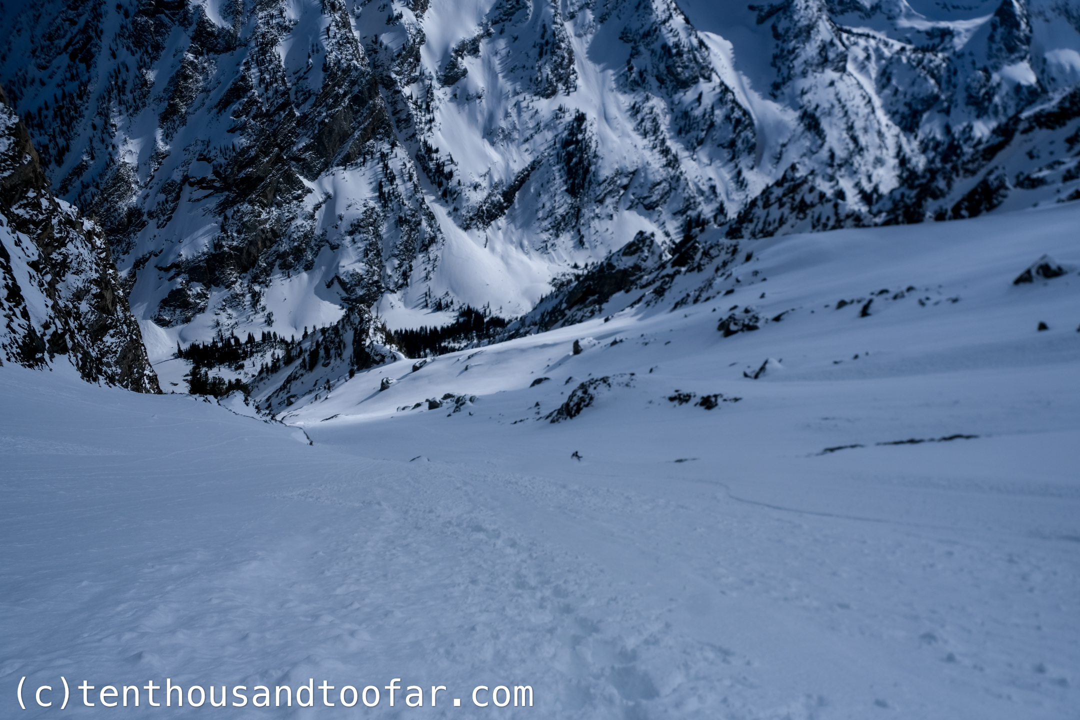 Visions of Baffin – Powder in the Southwest Couloir – Mount Moran