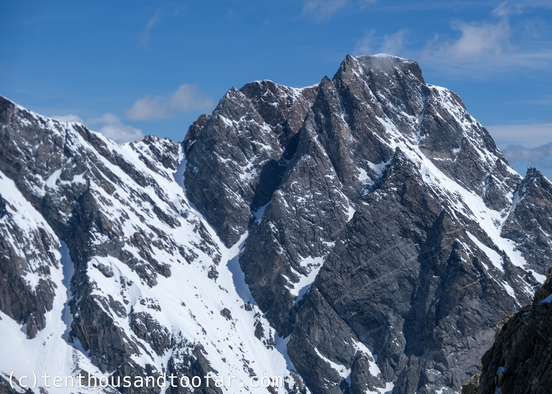 Visions of Baffin – Powder in the Southwest Couloir – Mount Moran
