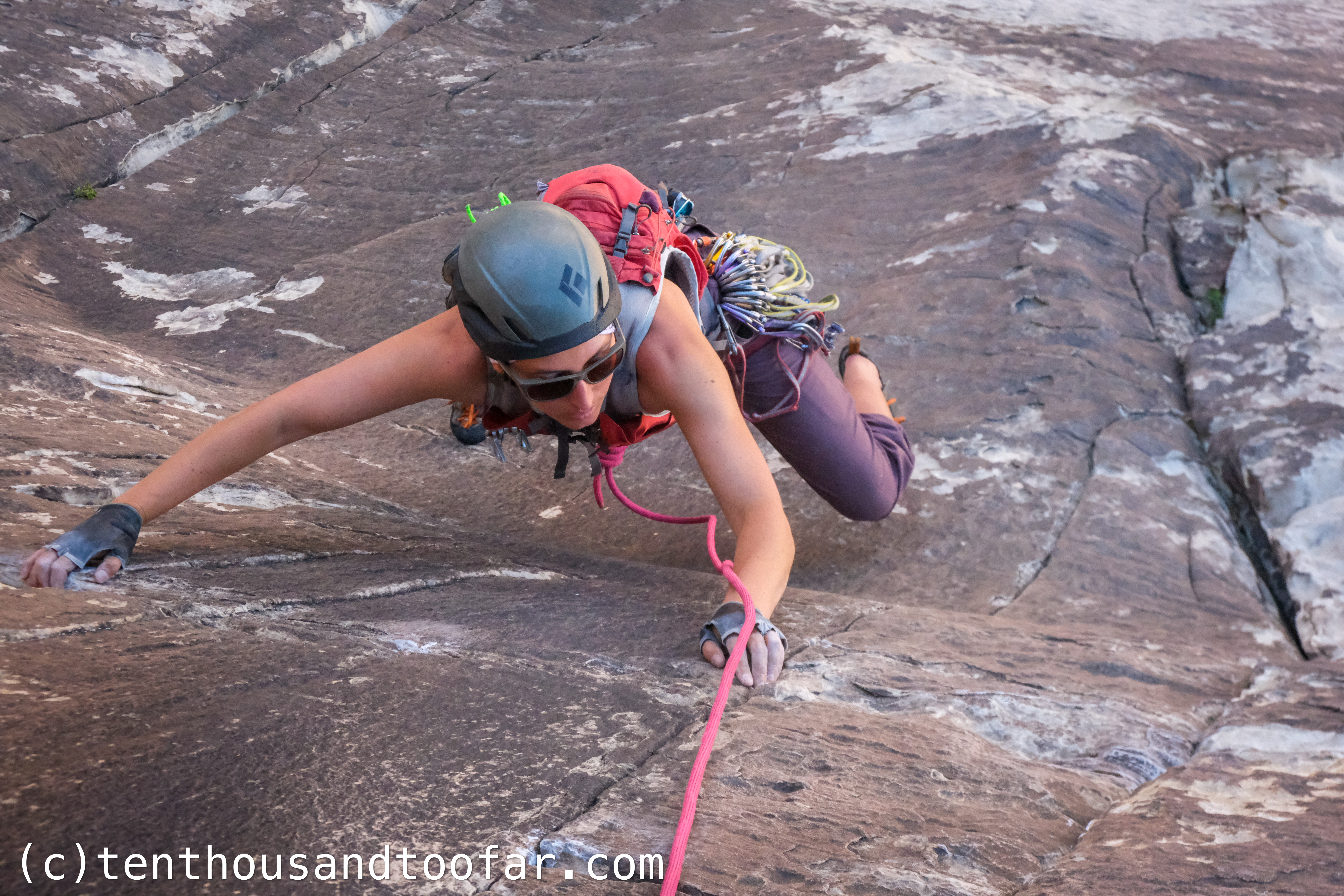 For the Muffin – Frogland (5.8, 6 pitches, 700′) – Whiskey Peak