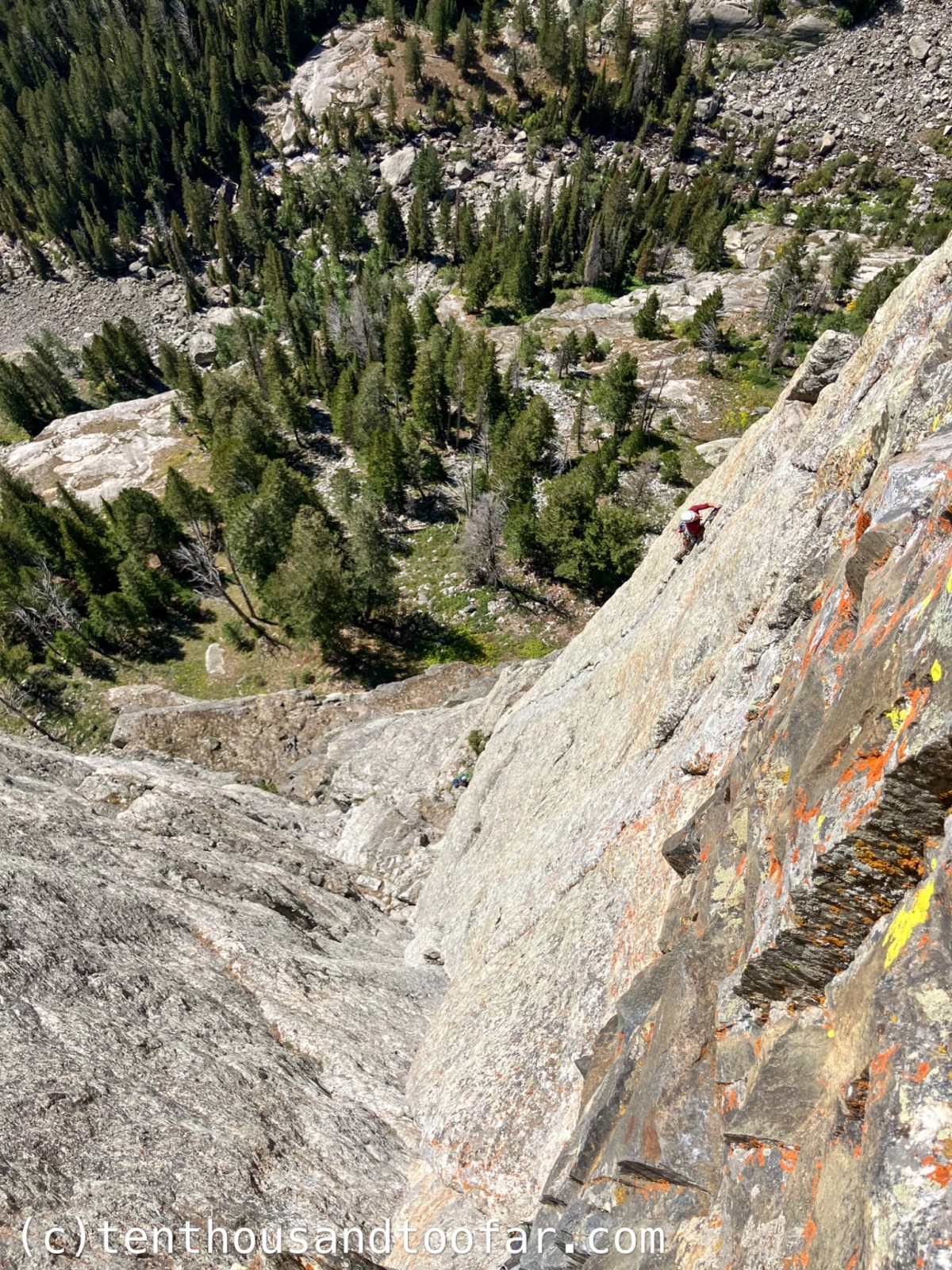A Thirty Foot Whipper! – The Snazette (5.10c, 2p), and finish via The Snaz (5.10a, IV) – Cathedral Rock – GTNP, WY&nbsp;(06.21.25)