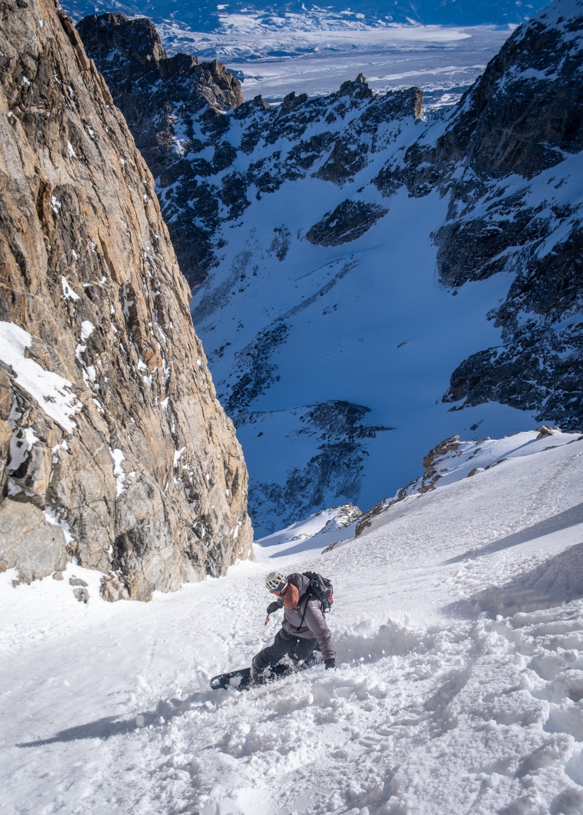 Chouinard Couloir… Almost – Middle Teton – Grand Teton Nat. Park, WY&nbsp;(12.31.25)